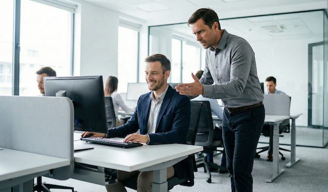 cara-menghadapi-rekan-kerja-bossy