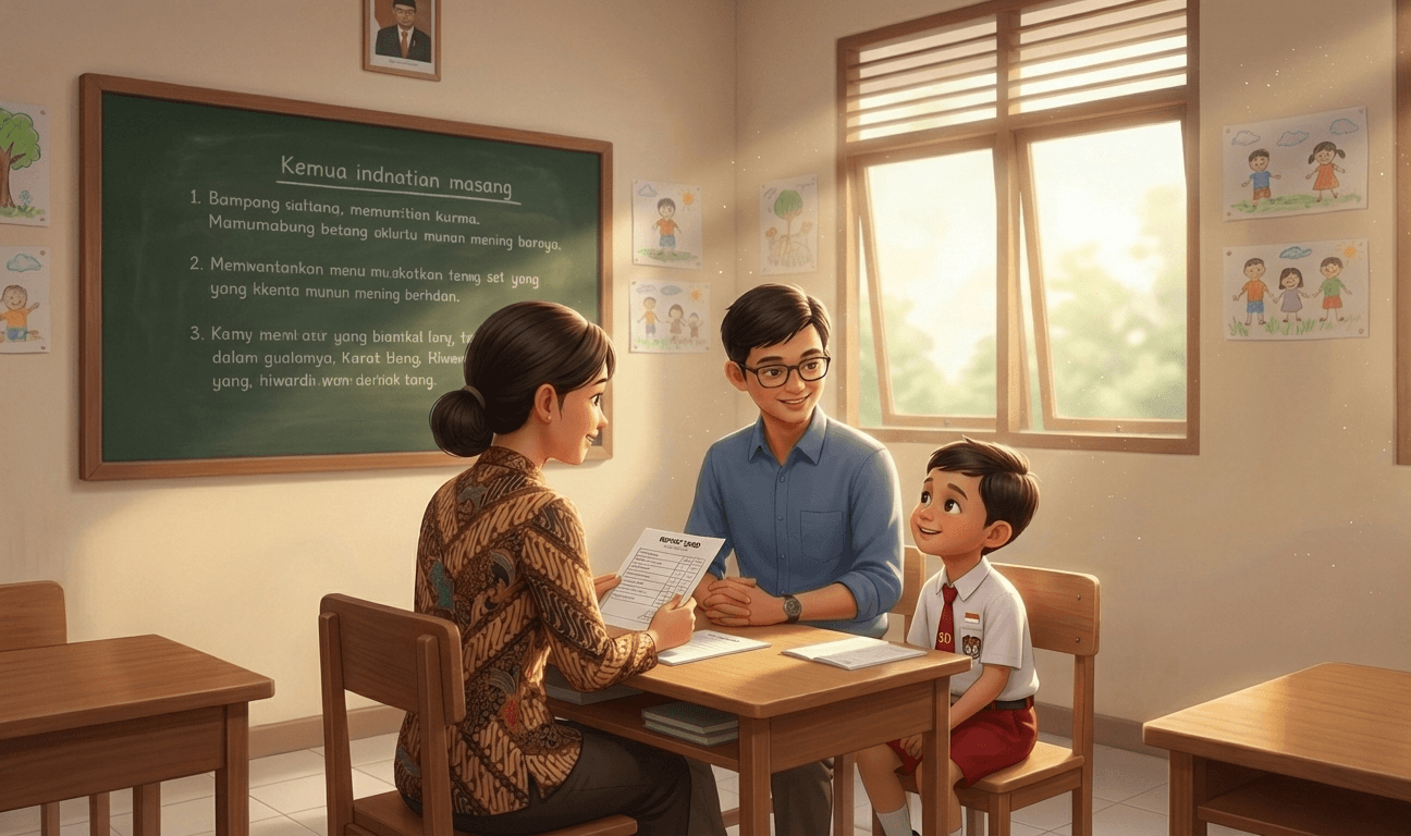 Ayah Ambil Rapor Langkah Kecil, Dampak Besar bagi Mental Anak