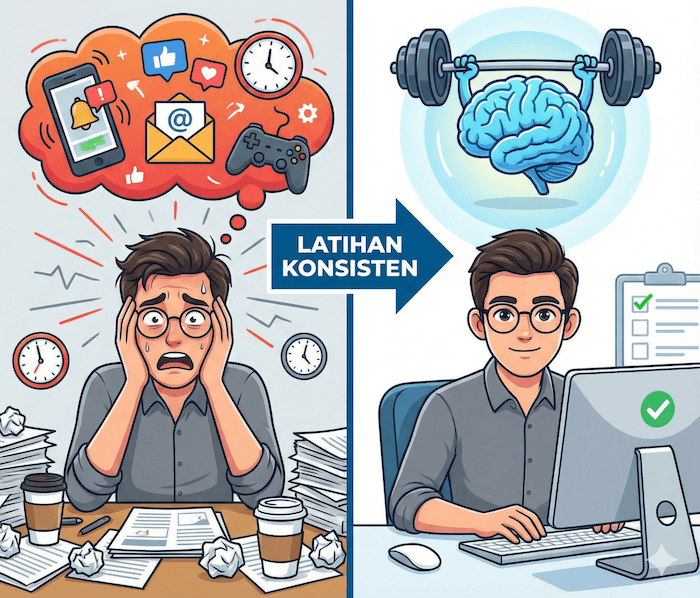 Susah Konsentrasi? Ini Cara Melatih 'Otot Fokus' agar Bisa Fokus Kapan Saja