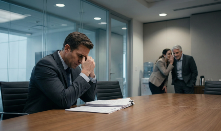 Tanda rekan kerja menjatuhkan